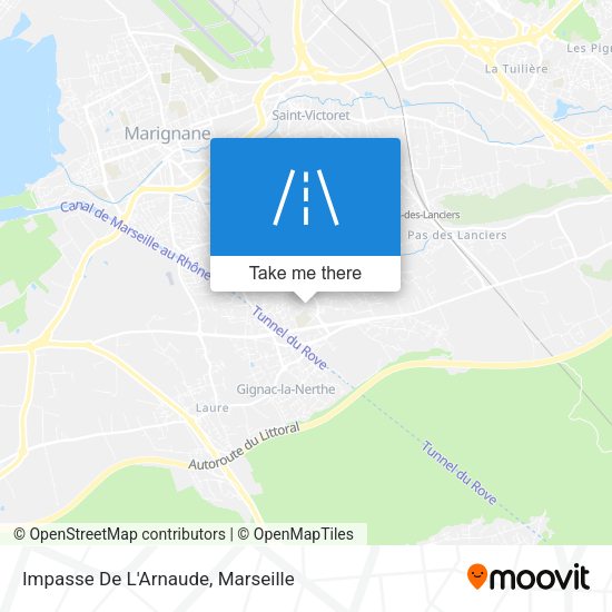 Impasse De L'Arnaude map
