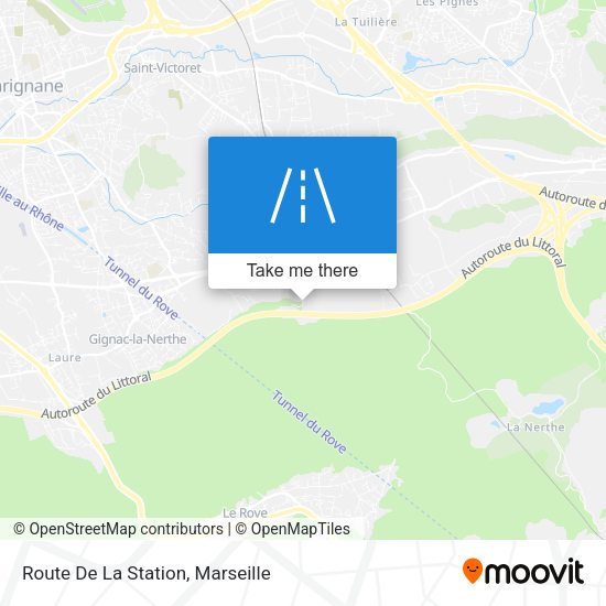 Route De La Station map
