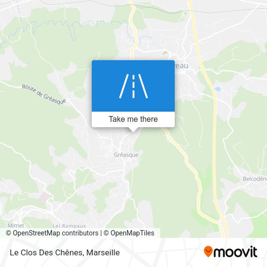 Le Clos Des Chênes map