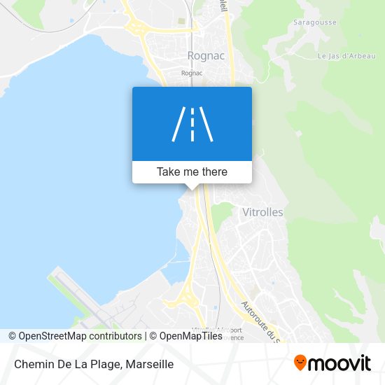 Chemin De La Plage map