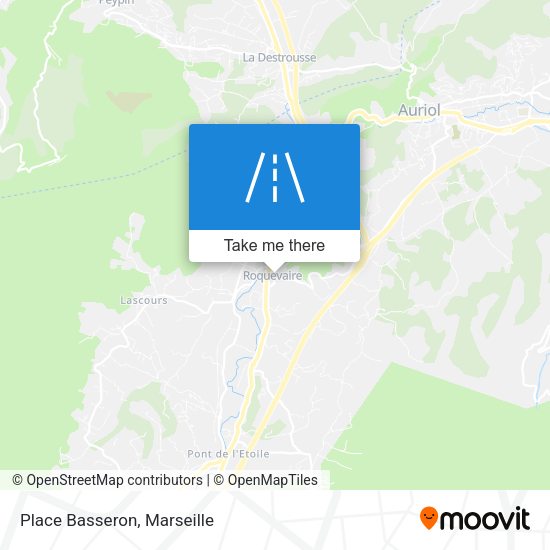 Place Basseron map