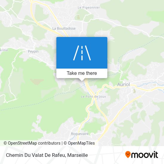 Chemin Du Valat De Rafeu map