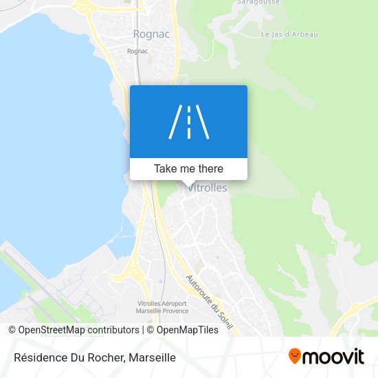 Résidence Du Rocher map
