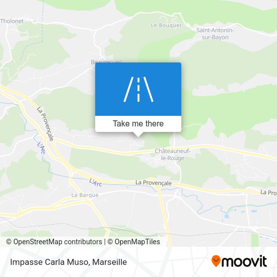 Impasse Carla Muso map