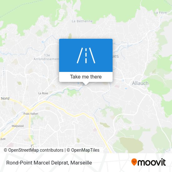 Rond-Point Marcel Delprat map