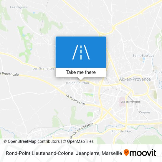 Rond-Point Lieutenand-Colonel Jeanpierre map