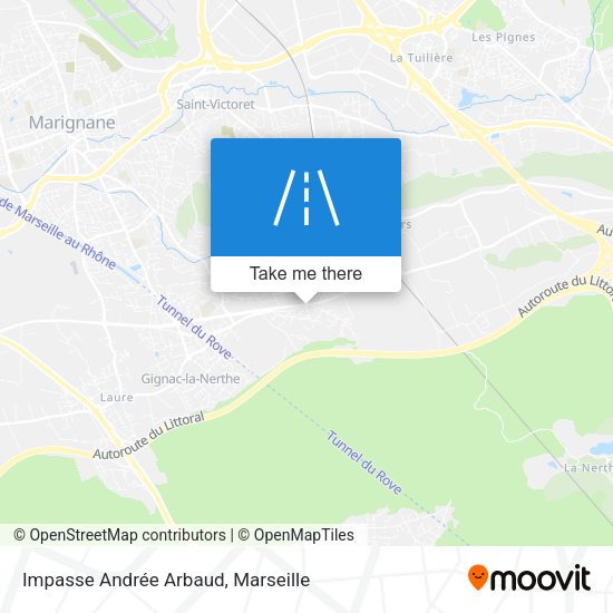 Impasse Andrée Arbaud map