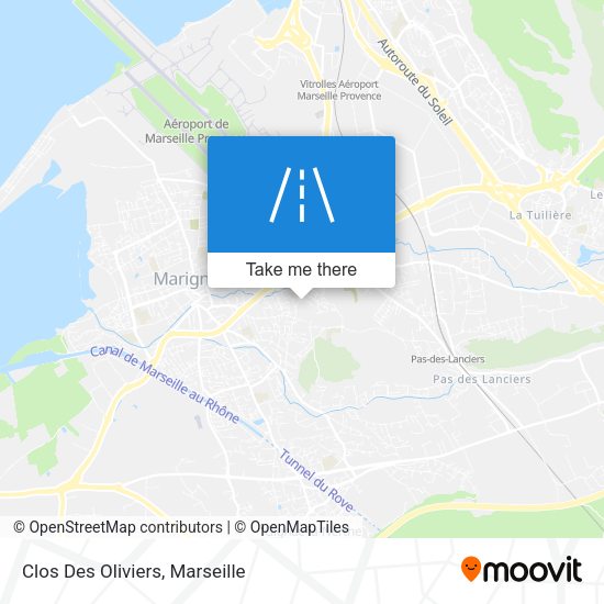 Clos Des Oliviers map