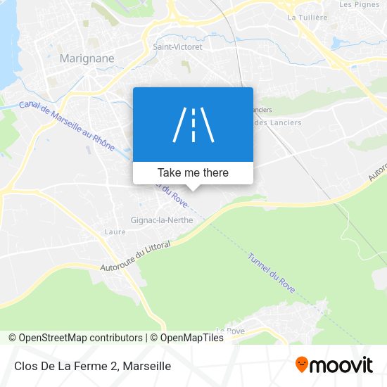 Clos De La Ferme 2 map