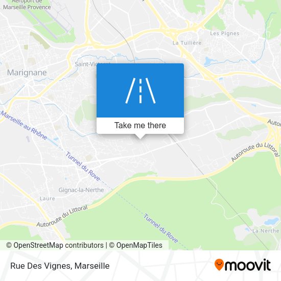 Rue Des Vignes map