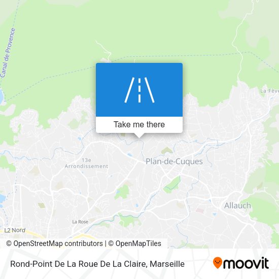 Rond-Point De La Roue De La Claire map