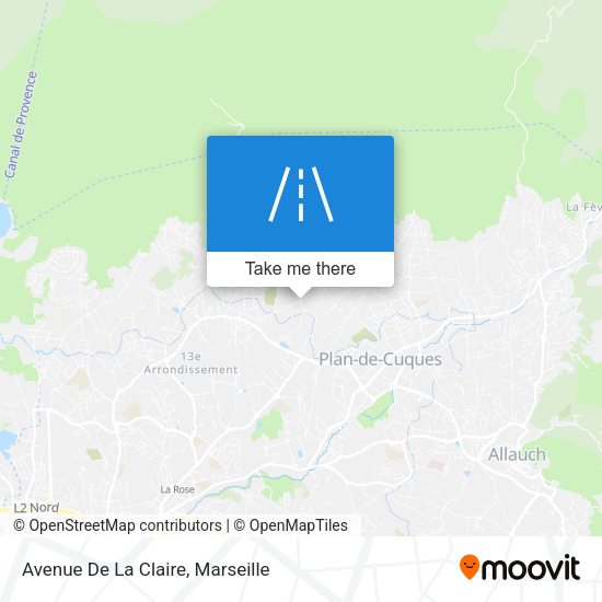 Avenue De La Claire map