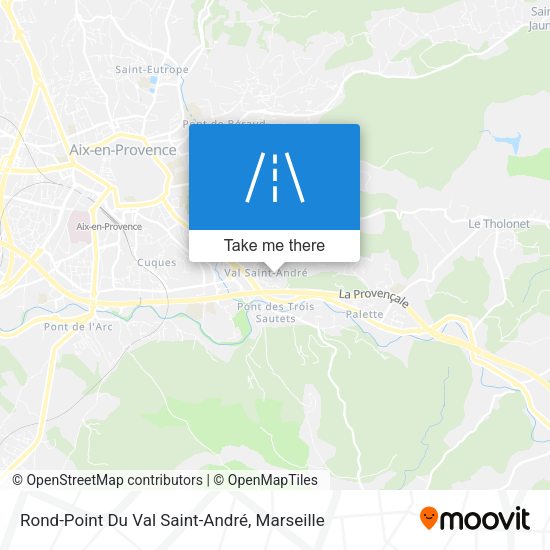 Rond-Point Du Val Saint-André map