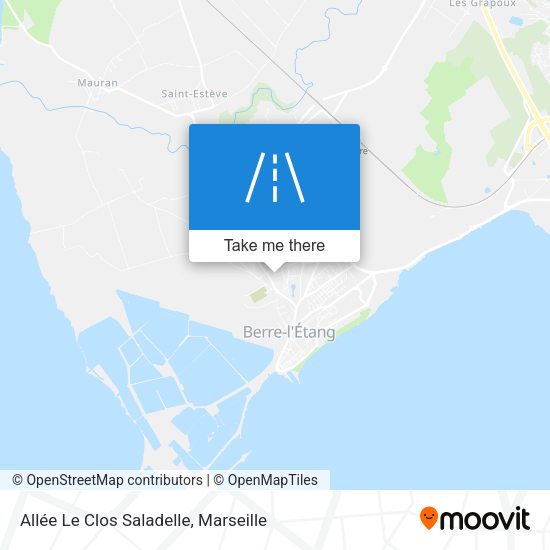 Allée Le Clos Saladelle map