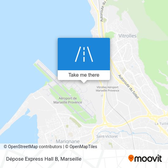 Dépose Express Hall B map