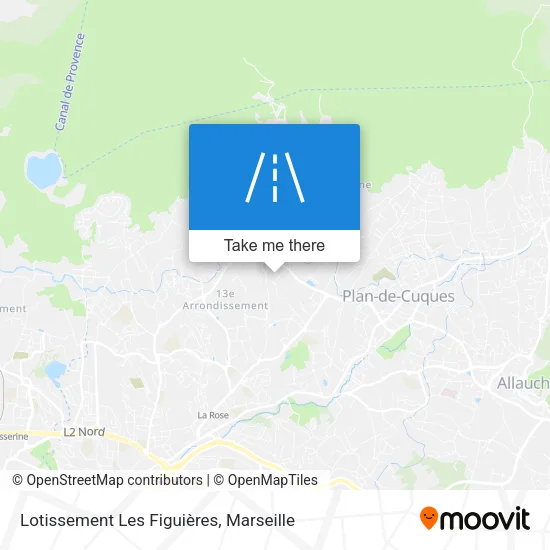 Lotissement Les Figuières map