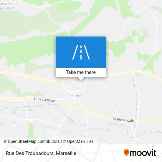 Rue Des Troubadours map