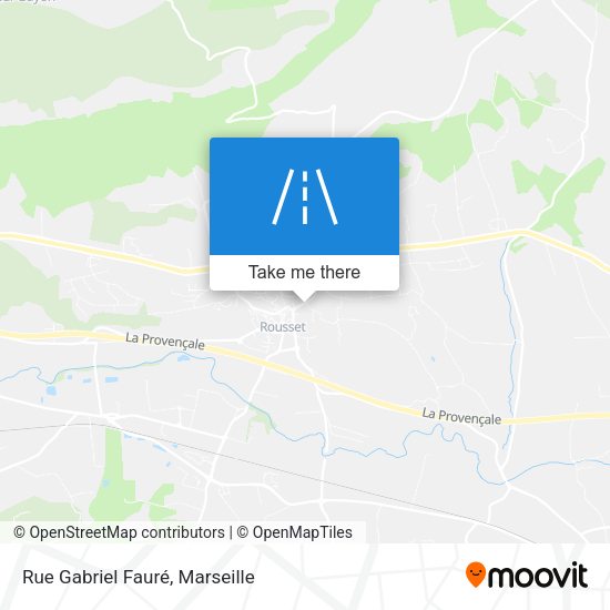 Rue Gabriel Fauré map