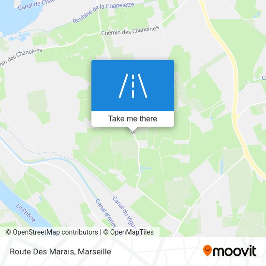 Route Des Marais map