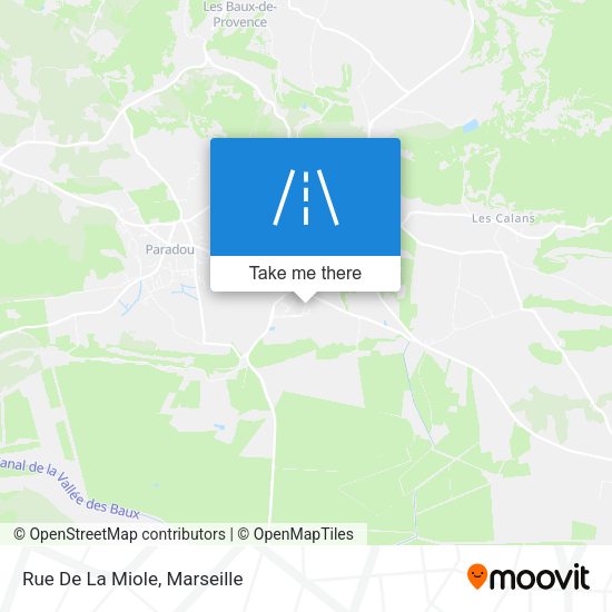 Rue De La Miole map
