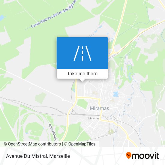 Avenue Du Mistral map