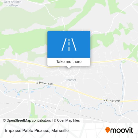Impasse Pablo Picasso map