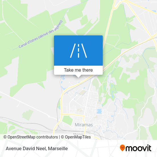 Avenue David Neel map
