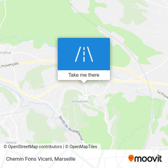 Chemin Fons Vicarii map