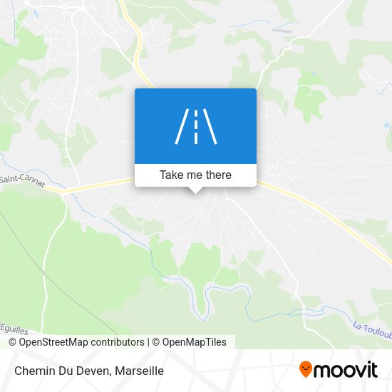 Chemin Du Deven map