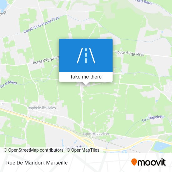 Rue De Mandon map