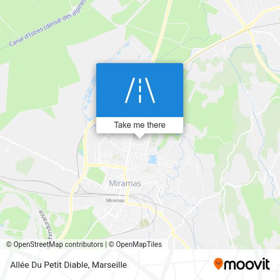 Allée Du Petit Diable map