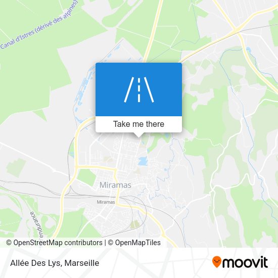 Allée Des Lys map