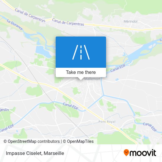 Impasse Ciselet map