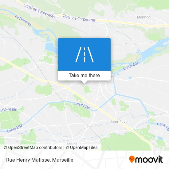 Rue Henry Matisse map