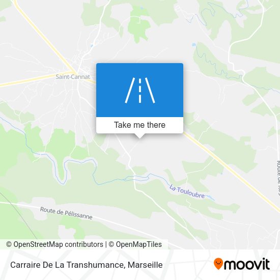 Carraire De La Transhumance map