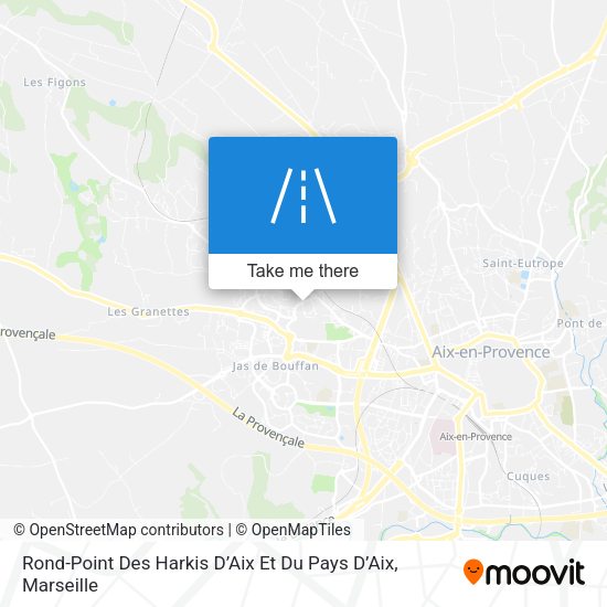 Rond-Point Des Harkis D’Aix Et Du Pays D’Aix map