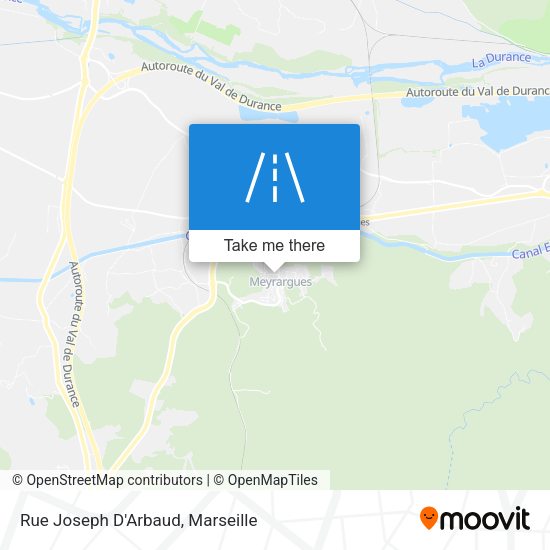 Rue Joseph D'Arbaud map