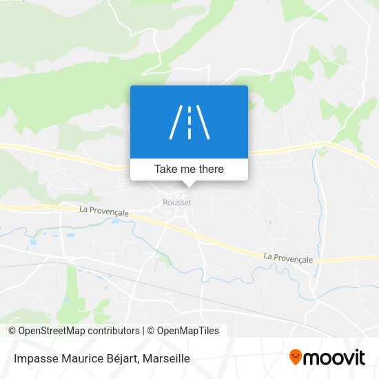 Impasse Maurice Béjart map