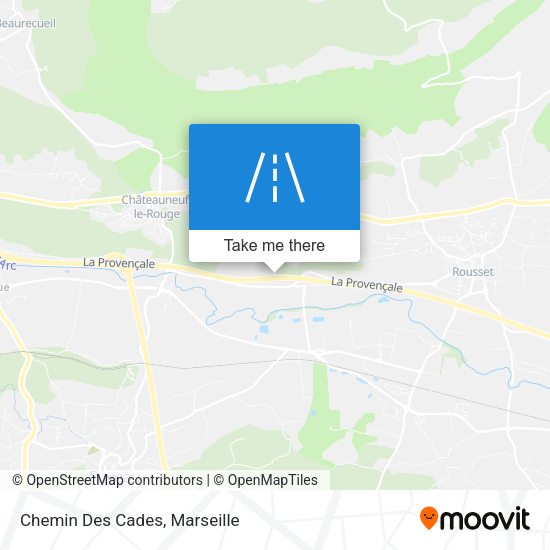 Chemin Des Cades map