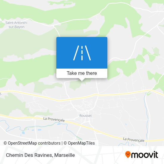 Chemin Des Ravines map