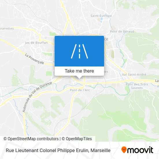 Rue Lieutenant Colonel Philippe Erulin map