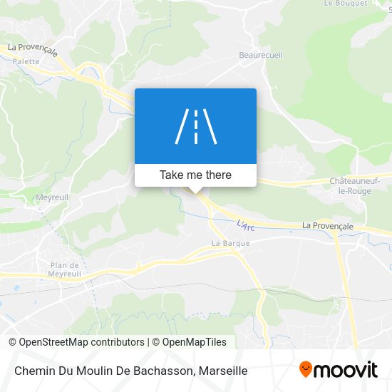 Chemin Du Moulin De Bachasson map