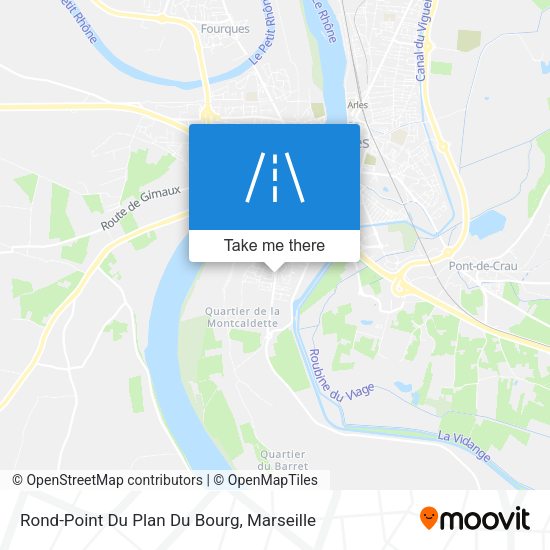 Rond-Point Du Plan Du Bourg map