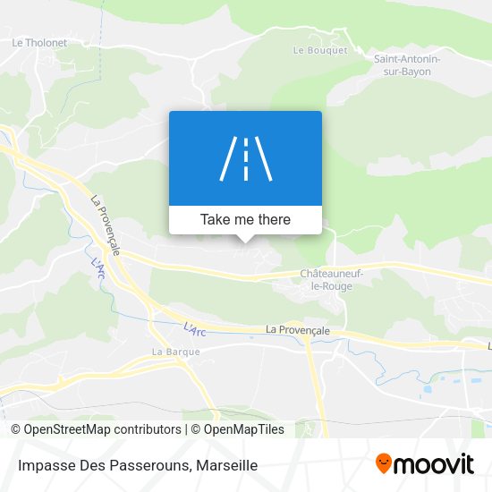 Impasse Des Passerouns map