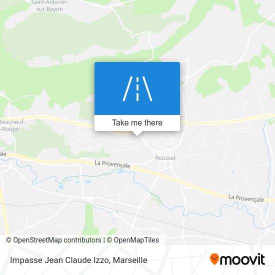 Impasse Jean Claude Izzo map
