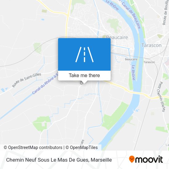 Chemin Neuf Sous Le Mas De Gues map