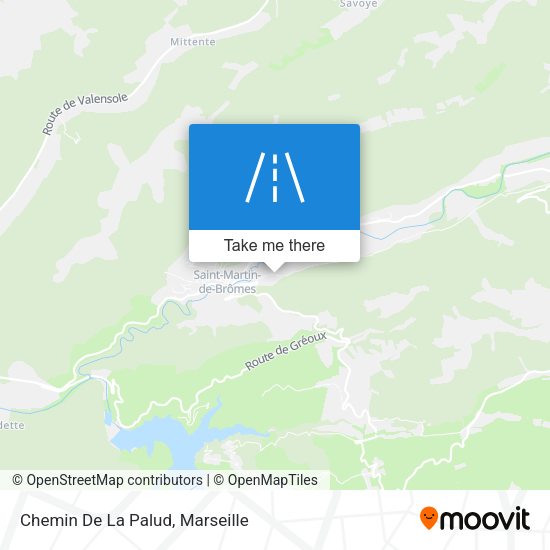 Chemin De La Palud map