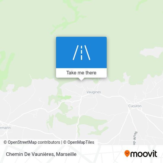 Chemin De Vaunières map