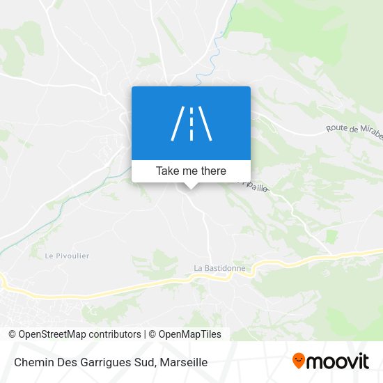 Chemin Des Garrigues Sud map