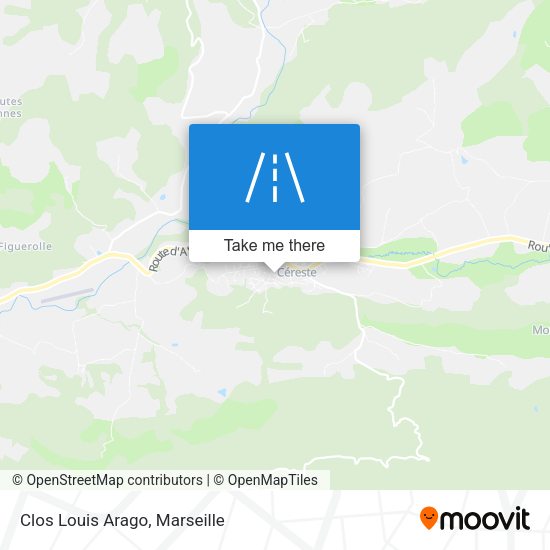 Clos Louis Arago map